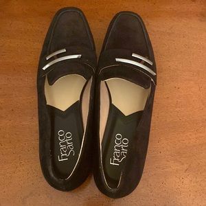 Franco Sarto Black Flats NEW Size 8 never worn